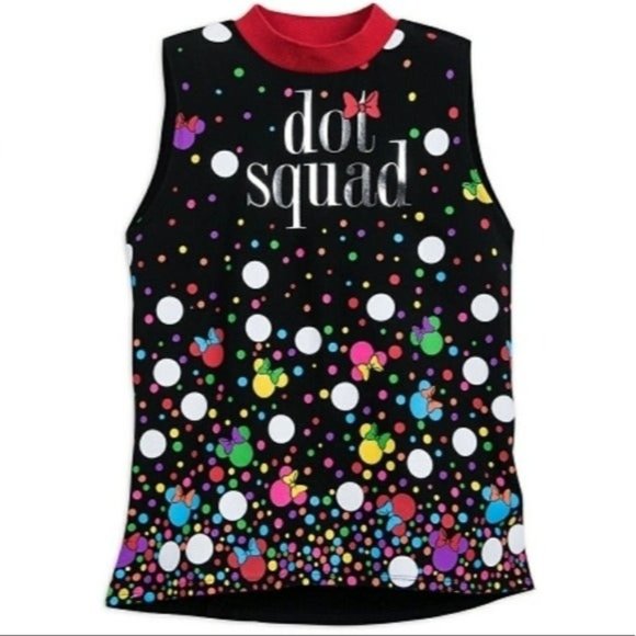 Disney Boutique Minnie Mouse Dot Squad Tee - Picture 1 of 5
